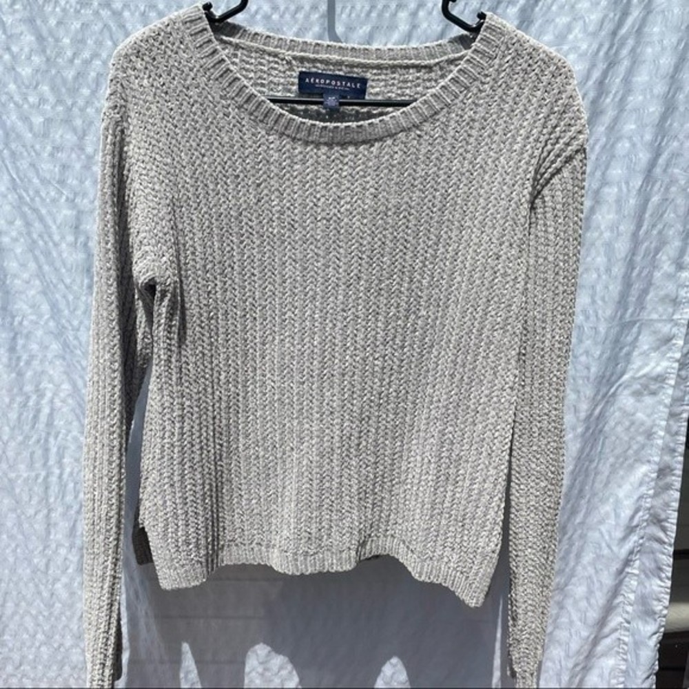 Grey Chenille Sweater